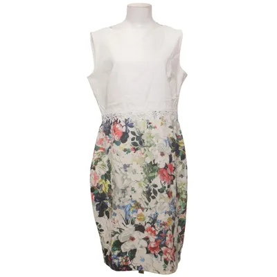 Kleid (Weiß, Mehrfarbig) von Paper Dolls Baumwolle, Elasthan, Nylon, Polyester