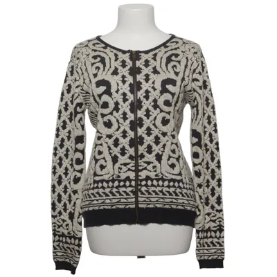 Cardigan (Noir, Beige) de Lulu Love Acrylique, Angora, Fibre métallique, Polyamide