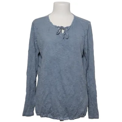 Long sleeve T-shirt (Blue) from My Own Cotton, Polyester