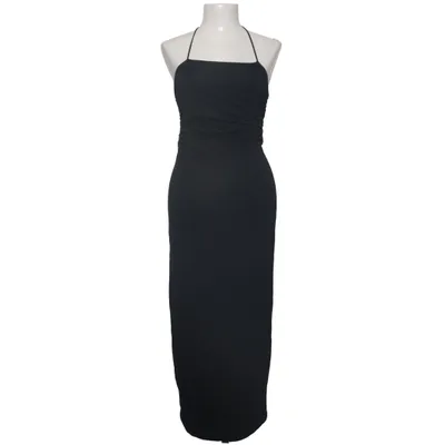 Maxikleid (Schwarz) von Made Elasthan, Seide, Wolle