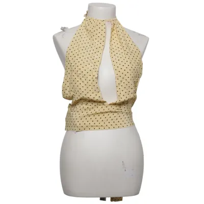 Halterneck top (Gul) fra With Jéan Viscose