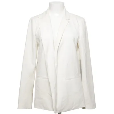 Blazer (Hvid) fra Forever 21 Contemporary Elastan, Polyester, Viscose