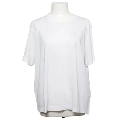 T-shirt (Hvid) fra H&M Premium Quality Bomuld, Silke