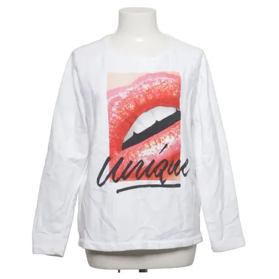 Sweatshirt (White, Multicolored) from Blend She Cotton, Polyester