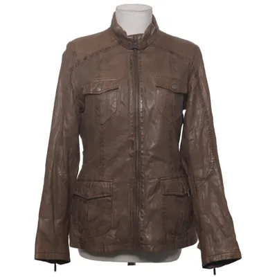 Läderjacka (Brun) från Avenue Foch Skinn, Polyester