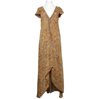 Maxi dress (Yellow, Brown, White) from B&B