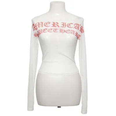 Top (White, Red) from Sumwon Elastane, Polyester