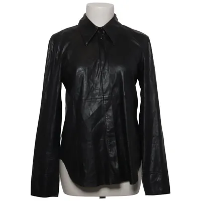 Overshirt (Black) from Nanushka Polyester, Polyurethane