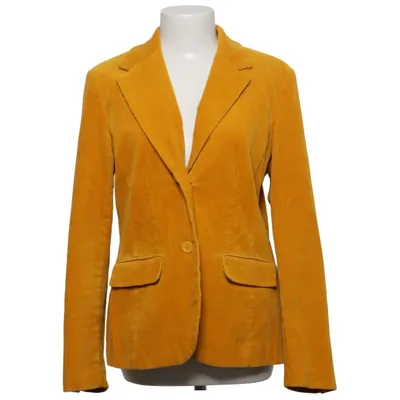 Blazer (Geel) van WOB Katoen, Elastaan, Polyester
