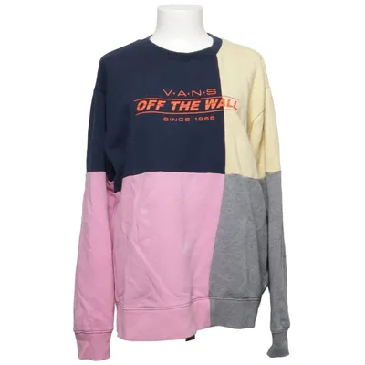 Collegetröja (Blå, Rosa, Grå, Gul, Flerfärgad) från Vans Bomull, Polyester