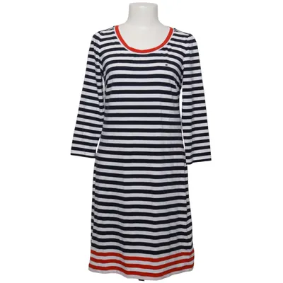 Jurk (Blauw, Wit, Rood) van Tommy Hilfiger Katoen, Elastaan