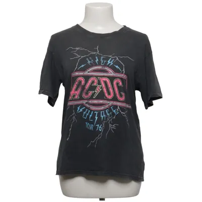 T-shirt (Gray, Multicolored) from Bershka