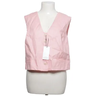 Jakkesætsvest (Pink) fra Mango Bomuld, Linned