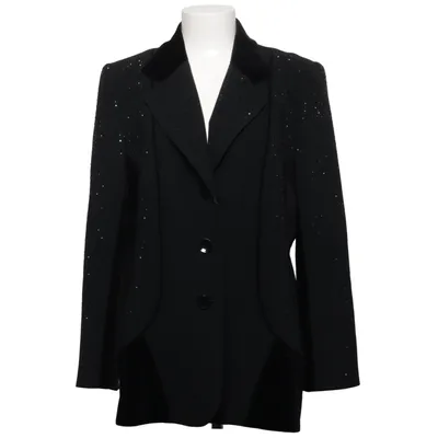 Blazer (Black) from Renzo Polyamide, Wool