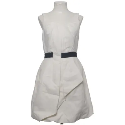 Cocktailkleid (Weiß, Schwarz) von Akac Ecou Baumwolle, Polyester