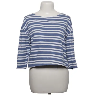 Langærmet t-shirt (Blå, Hvid) fra NLY