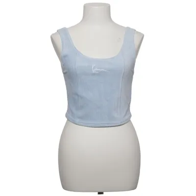Crop top (Bleu) de Karl Kani Coton, Élasthane, Polyester