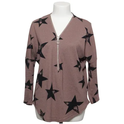 Sweater (Brun, Sort) fra Seventy Seven Elastan, Polyester