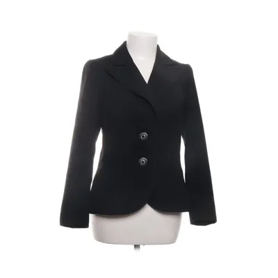 Blazer (Noir) de Delmod Polyester, Laine