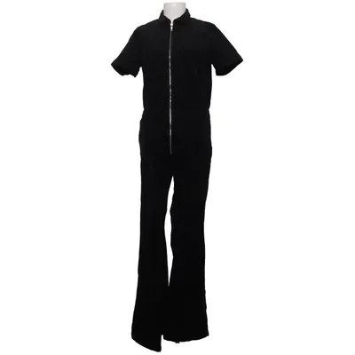 Jumpsuit (Black) from Mango Cotton, Elastane