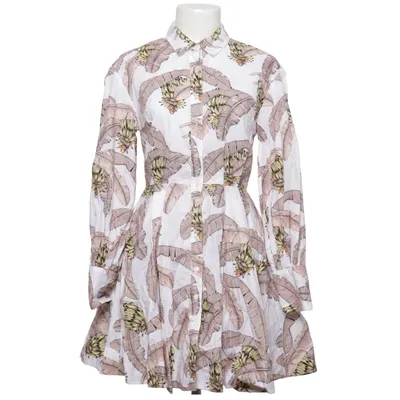 Shirt dress (White, Multicolored) from Desmond & Dempsey x H&M Cotton