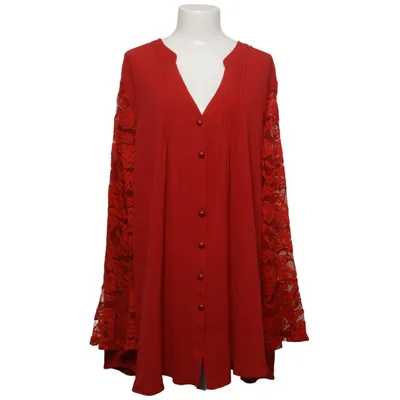 Blouse (Rouge) de Rosegal Polyester, Polyuréthane