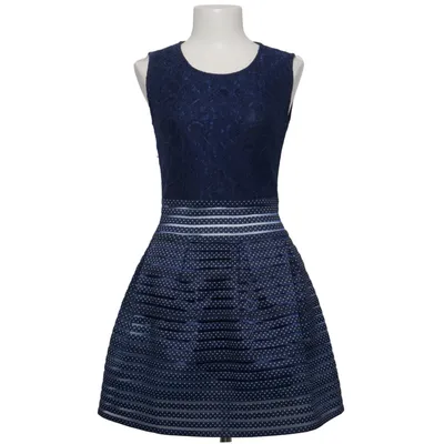 Jurk (Blauw) van Choklate Elastaan, Polyester