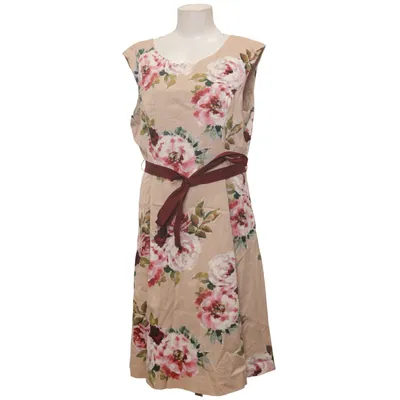 Dress (Beige, Pink, Red) from Phase Eight Acetate, Cotton, Elastane, Polyester, Viscose