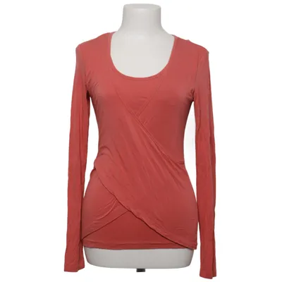 Wrap blouse (Pink) from Lascana Bamboo, Elastane