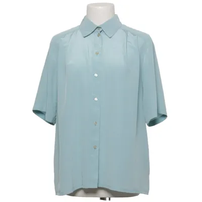 Short sleeve shirt (Blue) from Atelier Goldner Schnitt