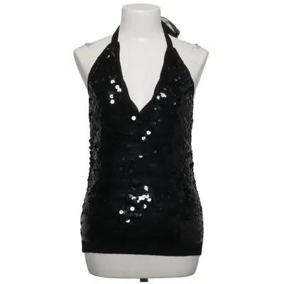 Haltertop (Zwart) van Mango Acryl, Wol
