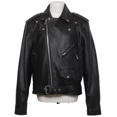 Veste de motard (Noir) de Highway 1 Cuir, Polyester