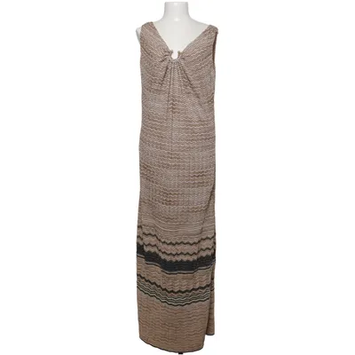Robe longue (Beige, Or, Multicolore) de Missoni