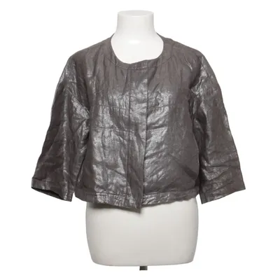 Jakke (Grå, Sølv, Sort) fra TSE Linned, Metallfiber