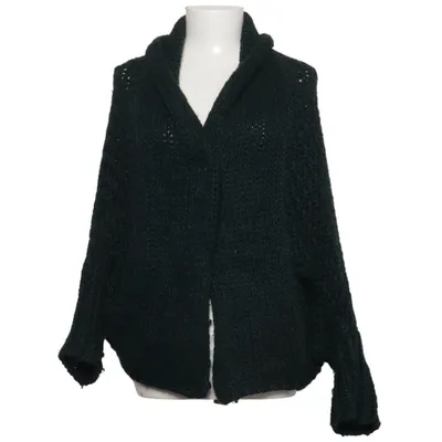 Cardigan (Grøn) fra Perla Nera Akryl, Alpacauld, Viscose