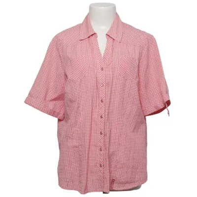 Korte mouwen shirt (Roze, Wit) van Gina Laura Collection