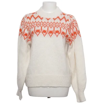 Sweater (White, Red) from Pieces Recycled polyester