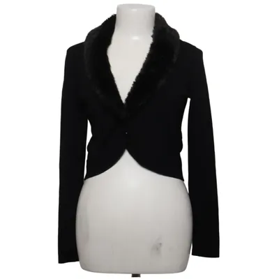 Cardigan (Black) from Sir Oliver Acrylic, Faux fur