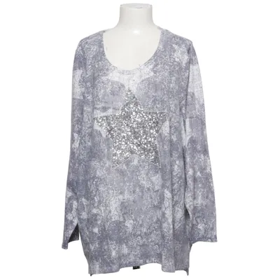 Top (Gray, White, Multicolored) from Gina Benotti Elastane, Polyester, Viscose
