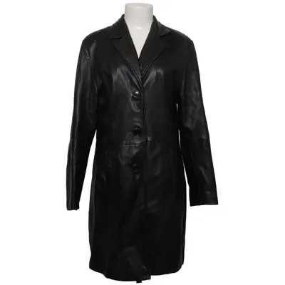 Leren jas (Zwart) van Gipsy by Mauritius Leer, Polyester