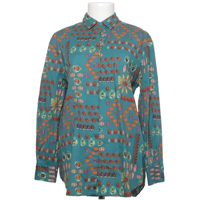 Shirt (Green, Multicolored) from Le Sarte Pettegole Cotton, Elastane