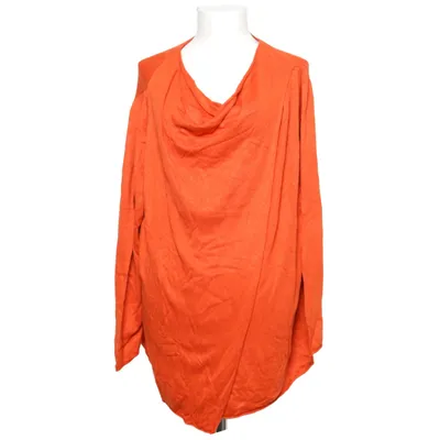 Wrap top (Orange) from THEA 42 plus Polyamide, Viscose