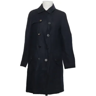 Trenchcoat (Blå) fra Maison 123 Bomuld, Linned, Polyester
