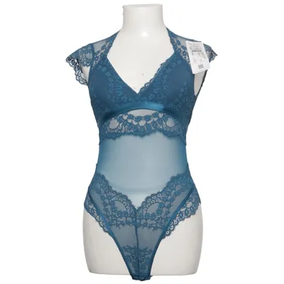 Lingerie body (Blue) from Hunkemöller Cotton, Elastane, Polyester