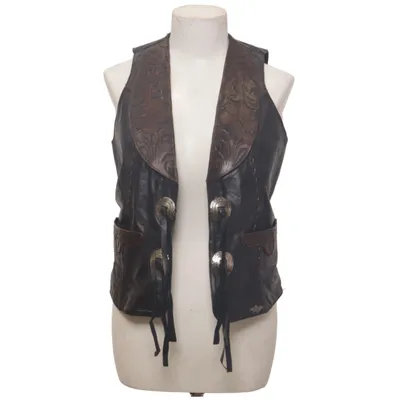 Leather vest (Black, Brown) from Stars & Stripes Leather