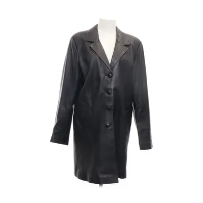 Veste longue en cuir (Noir) de Echt Leder
