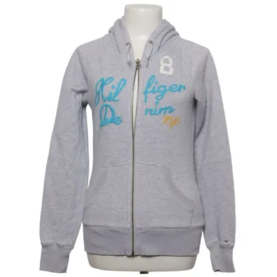 Huvtröja (Grå) från Tommy Hilfiger Denim Akryl, Bomull, Elastan, Polyester, Ull