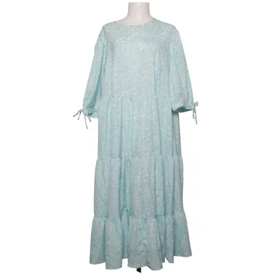 Dress (Blue, White) from New Look Curves Polyester