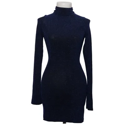 Robe à col roulé (Bleu, Noir) de Suite Benedict Fibre métallique, Polyamide