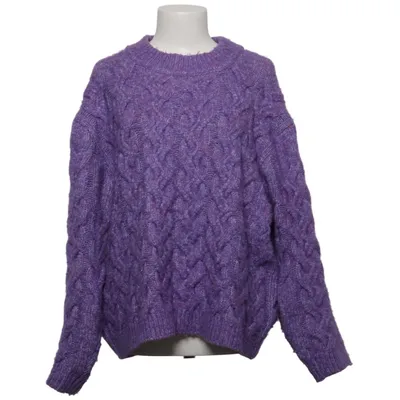 Pull-over (Violet, Multicolore) de Zara Acrylique, Élasthane, Polyester